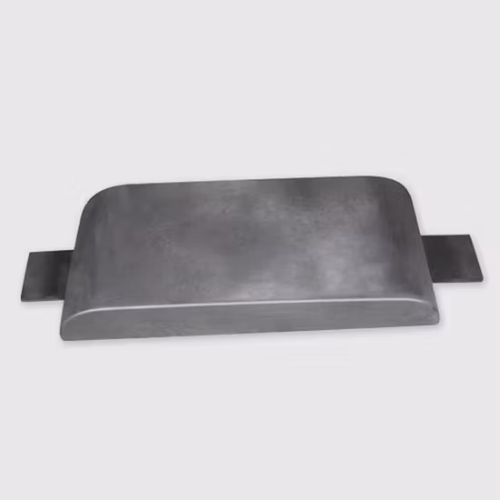 Ánodo de sacrificio de protección catódica Ánodo de aluminio para casco de barcos en venta